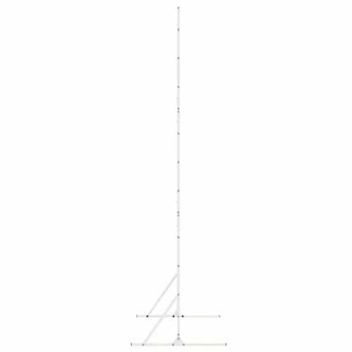 Zaslon za privatnost 100 x 50 x 180 cm Čelik Bijela - Bijela Uzorak lišća Cijena