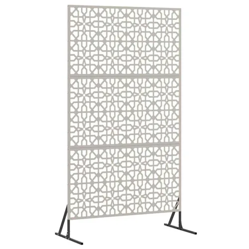 Zaslon za privatnost 100 x 50 x 180 cm Otporni čelik Rđa - Otporni čelik Cvjetni uzorak Cijena
