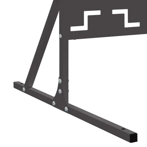 Zaslon za privatnost 100 x 50 x 180 cm Čelik Crna - Crna Križni uzorak Cijena
