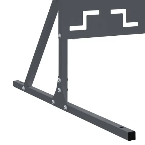 Zaslon za privatnost 100 x 50 x 180 cm Čelik Antracit - Antracit Križni uzorak Cijena