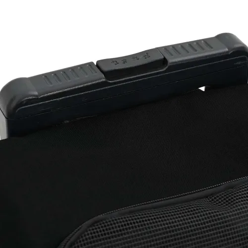 Kolica za kućne ljubimce 3-u-1 dizajn crna 48x32x(57-106) cm Oxford tkanina - Crna 48 x 32 x 57 cm Cijena