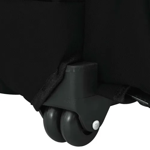 Kolica za kućne ljubimce 3-u-1 dizajn crna 48x32x(57-106) cm Oxford tkanina - Crna 48 x 32 x 57 cm Cijena