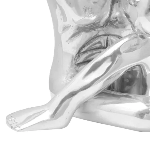 Skulptura Srebrno 91,5 x 32 x 33 cm Aluminij - Veliki mislilac Cijena