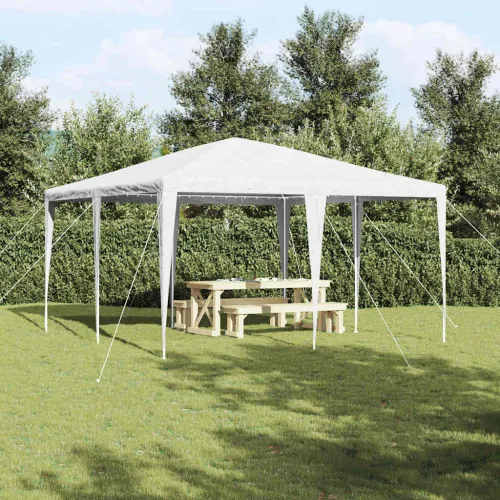 Šator za svadbe - šator za zabave Bijelo 400 x 400 x 266 cm Polietilen i čelik - Bijela 4 x 4 m Cijena