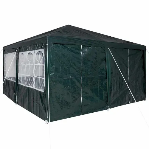 Šator za svadbe - šator za zabave 400 x 400 x 266 cm Zelena Polietilen - Zelena 4 x 4 m Cijena