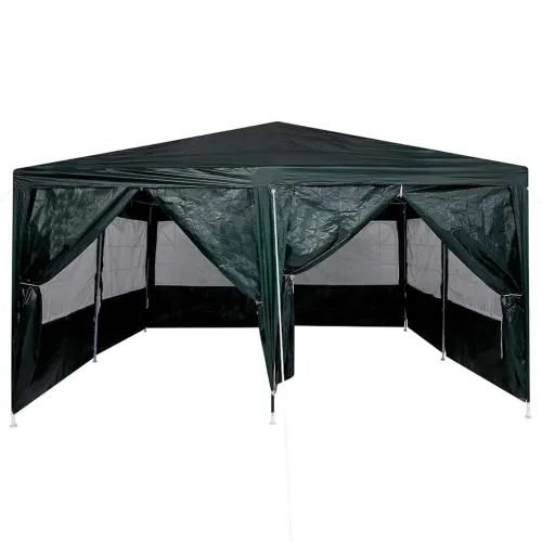 Šator za svadbe - šator za zabave 400 x 400 x 266 cm Zelena Polietilen - Zelena 4 x 4 m Cijena