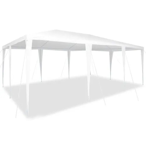Šator za svadbe - šator za zabave Bijelo 600 x 400 x 266 cm Polietilen i čelik - Bijela 4 x 6 m Cijena