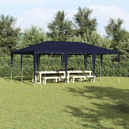 Šator za svadbe - šator za zabave Plava 600 x 400 x 266 cm Polietilen i čelik - Plava 4 x 6 m Cijena
