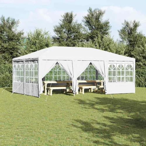 Šator za svadbe - šator za zabave Bijelo 600 x 400 x 266 cm Polietilen - Bijela 4 x 6 m Cijena