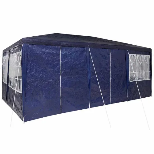Šator za svadbe - šator za zabave 600 x 400 x 266 cm Plava Polietilen - Plava 4 x 6 m Cijena
