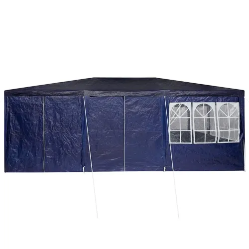 Šator za svadbe - šator za zabave 600 x 400 x 266 cm Plava Polietilen - Plava 4 x 6 m Cijena
