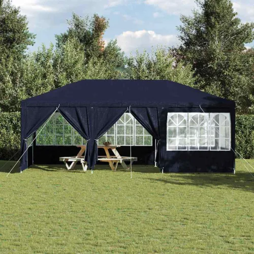 Šator za svadbe - šator za zabave 600 x 400 x 266 cm Plava Polietilen - Plava 4 x 6 m Cijena