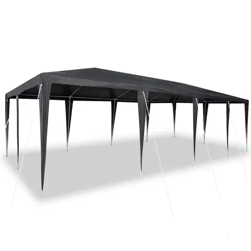 Šator za svadbe - šator za zabave Antracit 800 x 400 x 266 cm Polietilen i čelik - Antracit 4 x 8 m Cijena