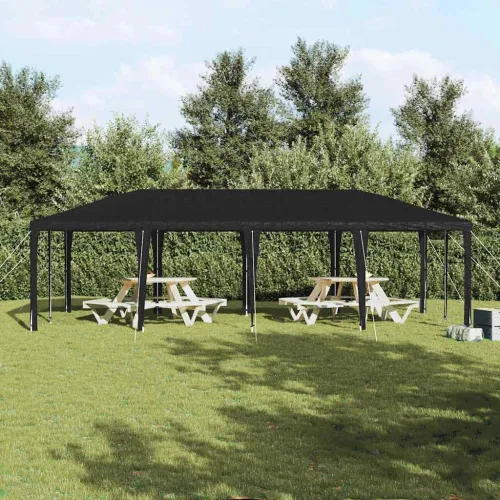 Šator za svadbe - šator za zabave Antracit 800 x 400 x 266 cm Polietilen i čelik - Antracit 4 x 8 m Cijena