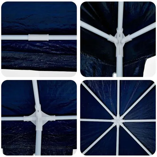 Šator za svadbe - šator za zabave Plava 800 x 400 x 266 cm Polietilen - Plava 4 x 8 m Cijena