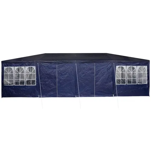 Šator za svadbe - šator za zabave Plava 800 x 400 x 266 cm Polietilen - Plava 4 x 8 m Cijena