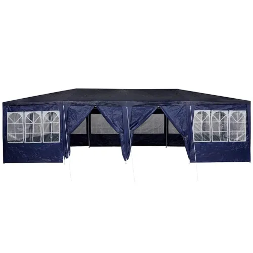 Šator za svadbe - šator za zabave Plava 800 x 400 x 266 cm Polietilen - Plava 4 x 8 m Cijena