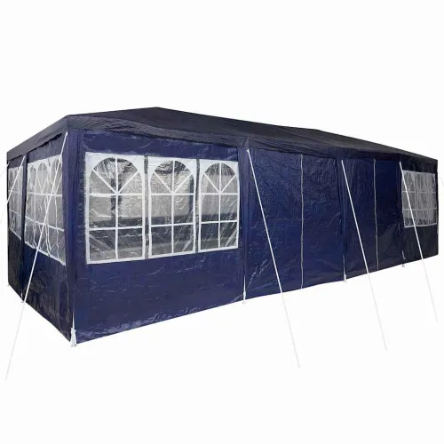 Šator za svadbe - šator za zabave Plava 800 x 400 x 266 cm Polietilen - Plava 4 x 8 m Cijena