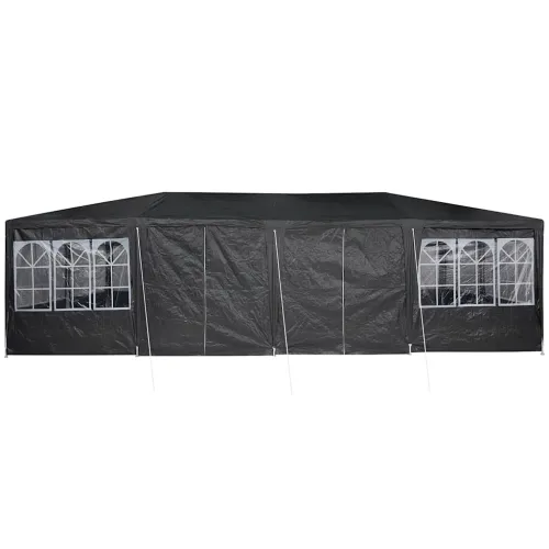 Šator za svadbe - šator za zabave Antracit 800 x 400 x 266 cm Polietilen - Antracit 4 x 8 m Cijena