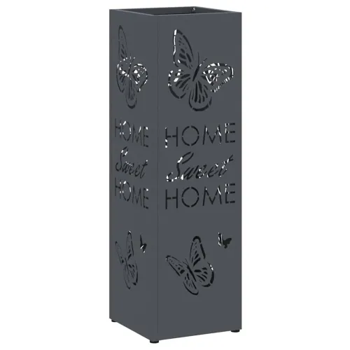 Stalak za kišobrane Antracit 15,5 x 15,5 x 49 cm Čelik - Antracit Uzorak 5 Cijena