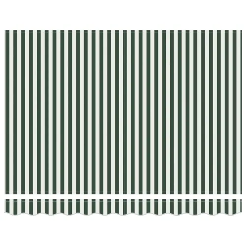 Povlačiva tenda Zelena i bijela 300 x 250 x 165 cm - Zelena i bijela 3 x 2,5 m s antracitnim okvirom Cijena