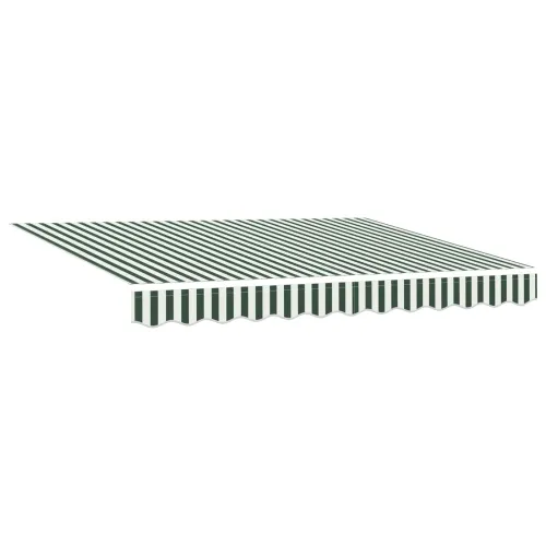 Povlačiva tenda Zelena i bijela 300 x 250 x 165 cm - Zelena i bijela 3 x 2,5 m s antracitnim okvirom Cijena