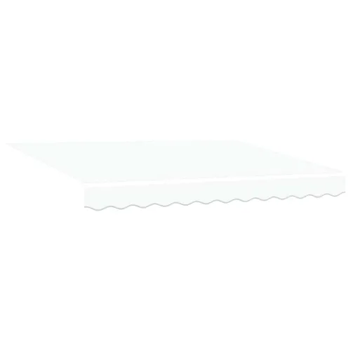 Povlačiva tenda Bijela 350 x 250 cm Poliester i metal - Bijela 3,5 x 2,5 m s bijelim okvirom Cijena