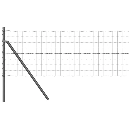 Euro Ograđivanje Ukop 50 x 0,4 m Čelik premazan PVC-om Siva - 50 x 0.4 m (76 x 64 mm mreža) Siva Fiksacija na tlo Cijena