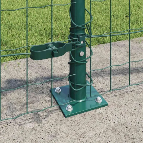 Euro Ograđivanje s Betonskom Bazom 10 x 0,6 m Zelena Mreža - 10 x 0,6 m (50 x 100 mm mreža) Zelena Betonska baza fiksacija Cijena