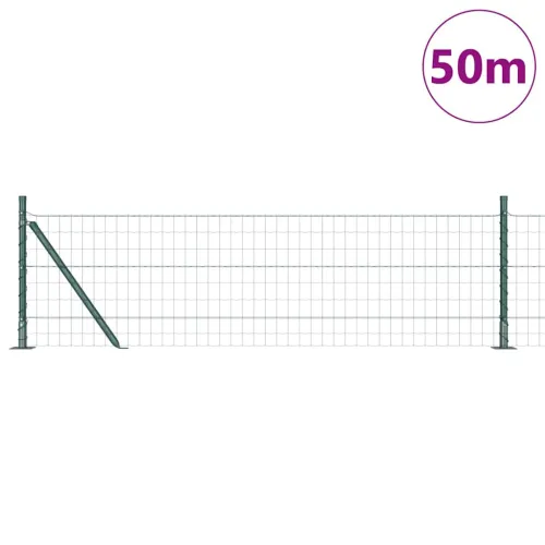 Euro Ograđivanje s Betonskom Bazom 50 x 0,4 m Zelena Mreža - 50 x 0,4 m (50 x 75 mm mreža) Zelena Betonska baza fiksacija Cijena