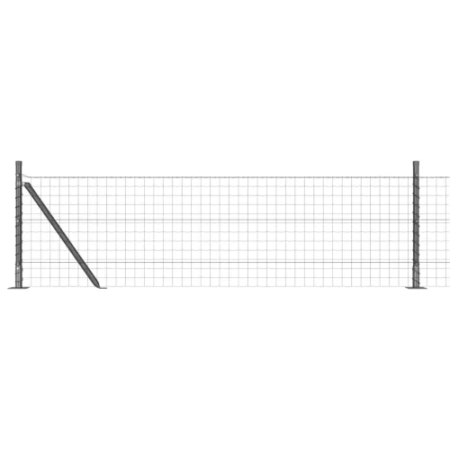 Euro Ograđivanje s Betonskom Bazom 50 x 0,6 m Siva Mreža - 50 x 0,6 m (mreža 50 x 50 mm) Siva Betonska baza fiksacija Cijena