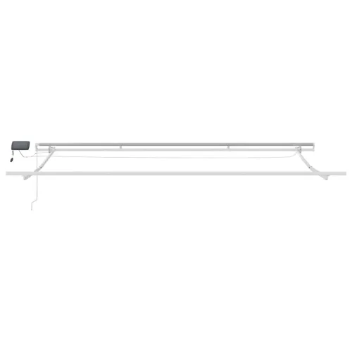 Povlačivi tende Zelena i žuta 400 × 300 cm Tkanina i Aluminij - Zelena i žuta 400 × 350 cm s bijelim okvirom Cijena