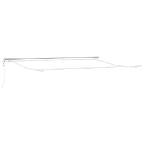 Povlačivi tende Bež 450 × 350 cm Tkanina i Aluminij - Bež 450 × 350 cm s bijelim okvirom Cijena
