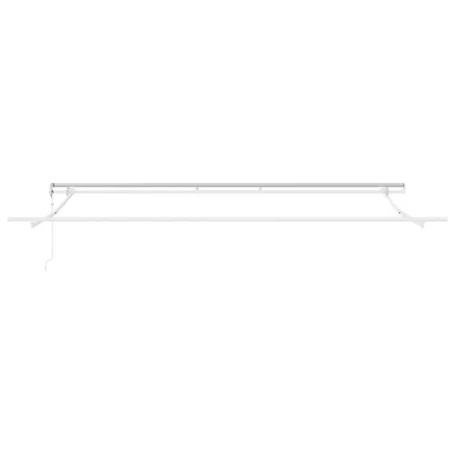 Povlačivi tende Bež 450 × 350 cm Tkanina i Aluminij - Bež 450 × 350 cm s bijelim okvirom Cijena