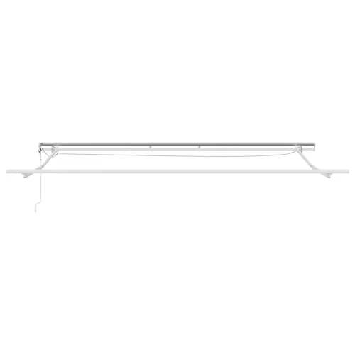 Povlačivi tende Bež 450 × 350 cm Poliester - Bež 450 × 350 cm s bijelim okvirom Cijena