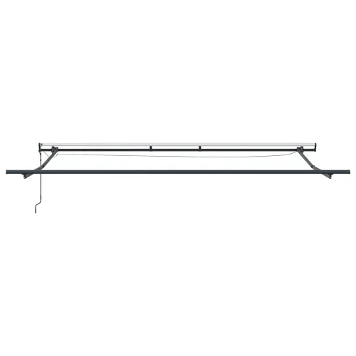 Povlačivi tende Bež 450 × 350 cm Poliester - Bež 450 × 350 cm s antracitnim okvirom Cijena