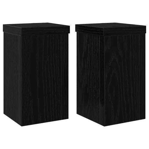 Stalak za biljke 2 kom. Crni hrast 10 x 10 x 18 cm - Crni hrast 10 x 10 x 18 cm Cijena