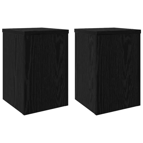 Stalak za biljke 2 kom. Crni hrast 20 x 20 x 30 cm - Crni hrast 20 x 20 x 30 cm Cijena