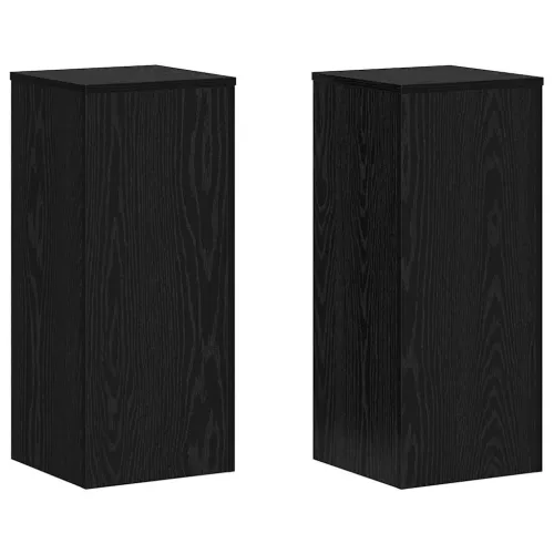 Stalak za biljke 2 kom. Crni hrast 30 x 30 x 70 cm - Crni hrast 30 x 30 x 70 cm Cijena