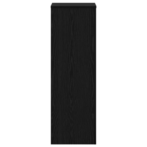 Stalak za biljke Crni hrast 33 x 33 x 100 cm Konstruirano drvo - Crni hrast Cijena