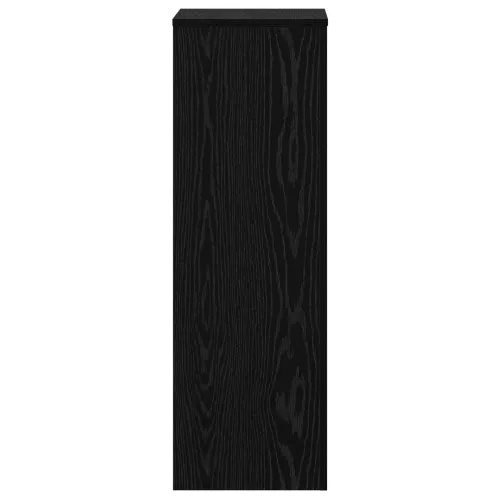 Stalak za biljke Crni hrast 33 x 33 x 100 cm Konstruirano drvo - Crni hrast Cijena