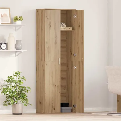 Visoka komoda 60 x 35 x 180 cm Konstruirano drvo hrast artisan - hrast artisan Cijena
