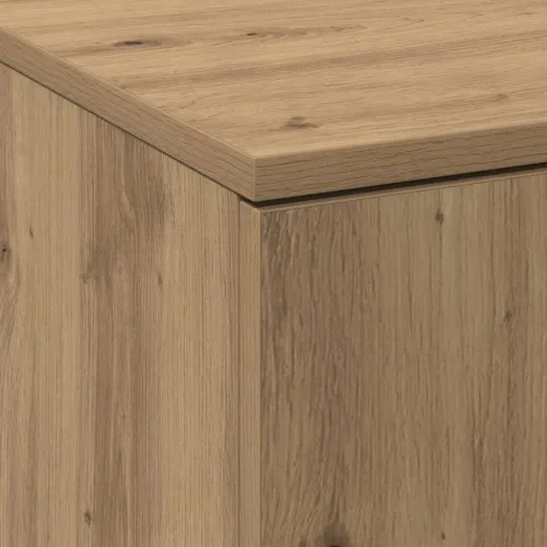 Visoka komoda 60 x 35 x 180 cm Konstruirano drvo hrast artisan - hrast artisan Cijena