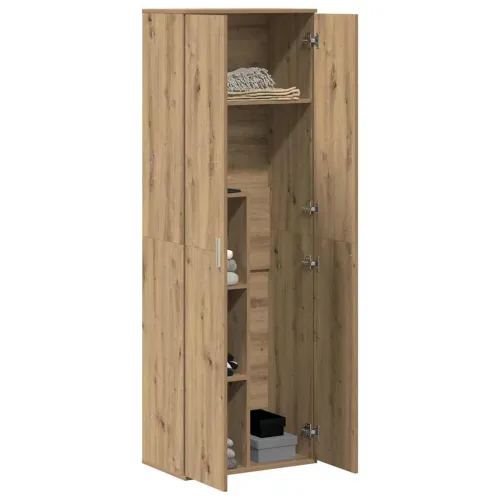 Visoka komoda 60 x 35 x 180 cm Konstruirano drvo hrast artisan - hrast artisan Cijena