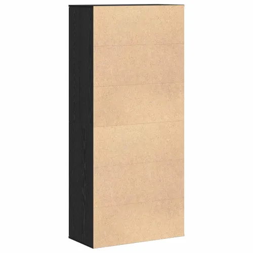 Kuhinjski ormarić 80 x 39 x 178 cm Konstruirano drvo Crni hrast - Crni hrast Cijena