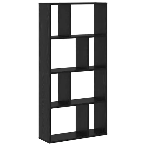 Ormarić za knjige 8 razina 60 x 20 x 120,5 cm Konstruirano drvo - Crni hrast 60 cm Cijena