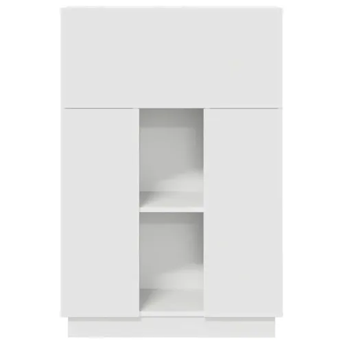 Stol Bijelo 71.5 x 31.5 x 106.5 cm Konstruirano drvo - Bijelo Cijena