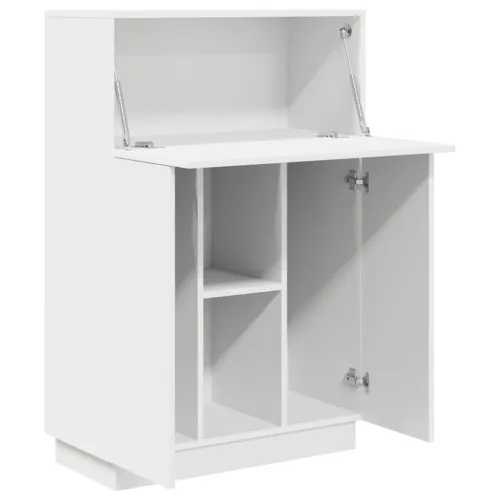 Stol Bijelo 71.5 x 31.5 x 106.5 cm Konstruirano drvo - Bijelo Cijena
