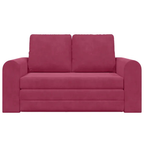 Krevet na razvlačenje Vinska crvena 148 x 71 x 83 cm Baršun - boja crnog vina 148 cm Cijena