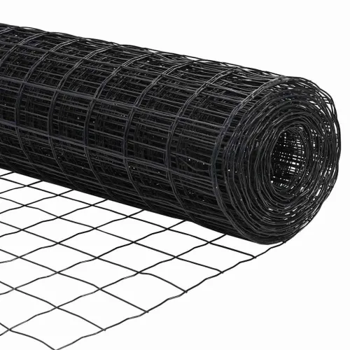 Euro ograda 0,6 x 25 m Željezo prekriveno PVC-om Siva - Siva 25 x 0,6 m 77 x 64 mm Cijena